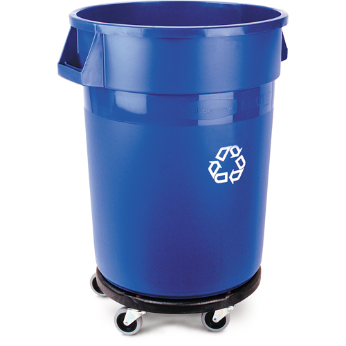 Brute&reg; Collection Recycling Container, Bulk, Plastic, 32 US gal. Brunswick Fyr & Safety