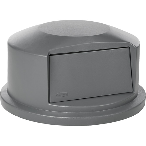 Round Brute&reg; Tops, Dome Lid, Plastic/Polyethylene, Fits Container Size: 24" Dia. Brunswick Fyr & Safety