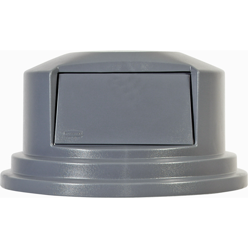 Round Brute&reg; Tops, Dome Lid, Plastic/Polyethylene, Fits Container Size: 26-1/2" Dia. Brunswick Fyr & Safety