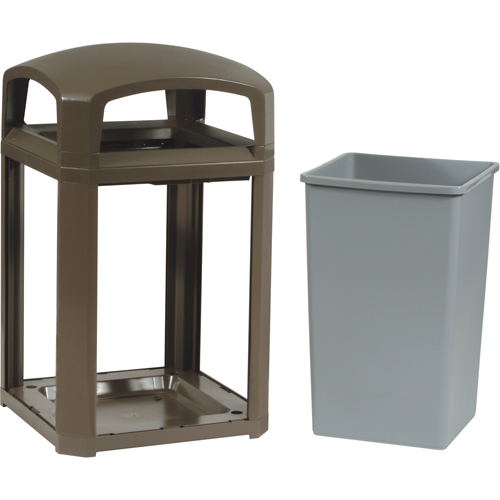 Cadre pour contenant Landmark Series Classique a/enveloppe rigide, Acier galvanis&eacute;, 35 gal. US Brunswick Fyr & Safety