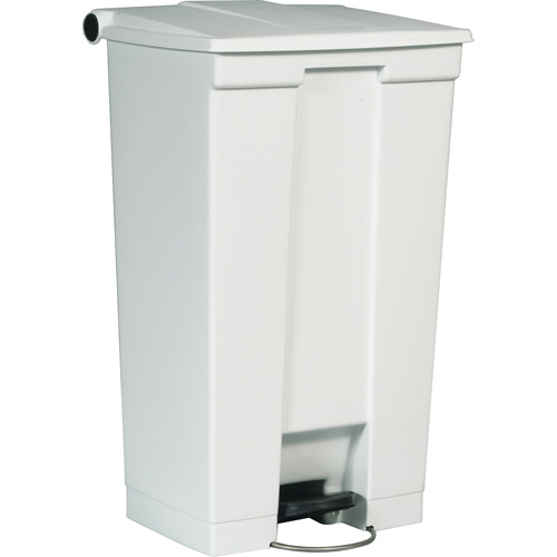 Flat Top Trash Can, Polyethylene, 23 US gal. Capacity Brunswick Fyr & Safety