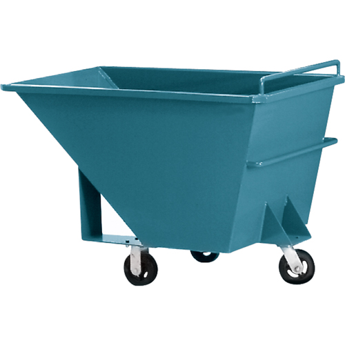 Chariot basculeur en acier, Acier, 1-1/2 vg³, Capacit&eacute; de charge de 2000 lb Brunswick Fyr & Safety