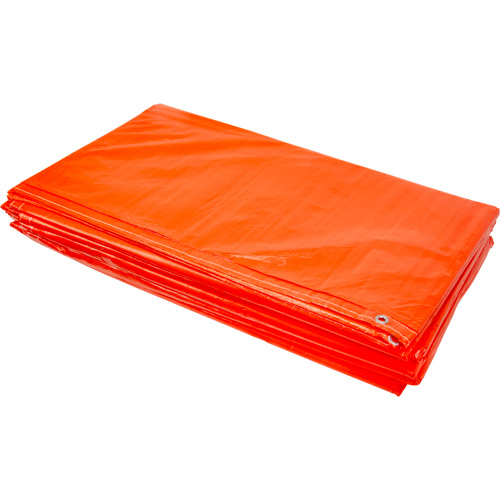 Insulated Tarps, Polyethylene, Orange, 20' x 12' x 8 mils Brunswick Fyr & Safety