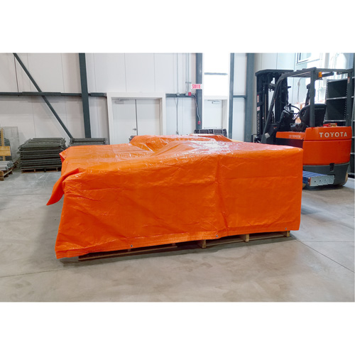 Insulated Tarps, Polyethylene, Orange, 20' x 12' x 8 mils Brunswick Fyr & Safety