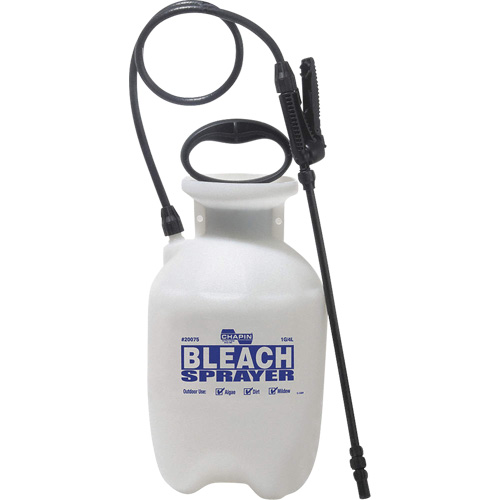 R&eacute;servoir avec pulv&eacute;risateur deau de javel pour d&eacute;sinfecter, 1 gal. (3,8 L), Polypropyl&egrave;ne, Lance de 12" Brunswick Fyr & Safety