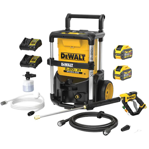 2X20V MAX* Brushless Pressure Washer Kit with FLEXVOLT&reg;, Battery Powered, 1600 PSI, 1.2 GPM Brunswick Fyr & Safety