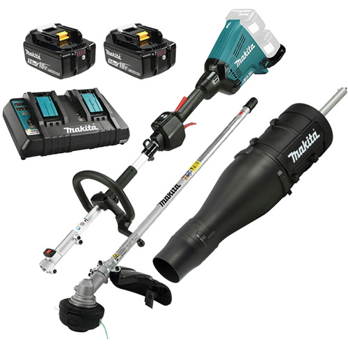 LXT 5.0 Ah Brushless Split Shaft Power Unit Kit with EM405MP Line Trimmer, Battery Powered, 36 V Brunswick Fyr & Safety