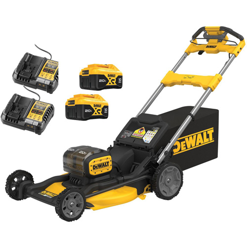 2X20V MAX* XR&reg; 21 in. Brushless Cordless RWD Lawn Mower Kit, Self-Propelled Walk-Behind, Battery Powered, 21" Cutting Width Brunswick Fyr & Safety