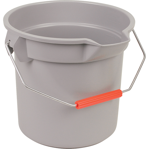 Brute&reg; Bucket, 3.5 US Gal. (14 qt.) Capacity, Grey Brunswick Fyr & Safety