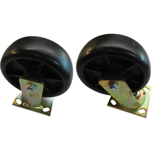 Conteneurs autobasculeurs en acier - ensemble de roulettes pour conteneurs Brunswick Fyr & Safety