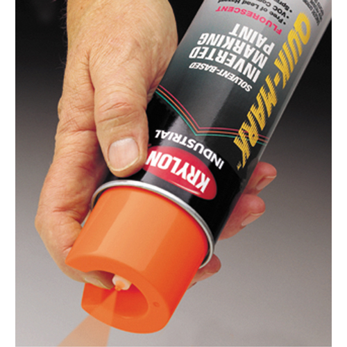 Industrial Quik-Mark Solvent-Based Inverted Marking Paint, 17 oz., Aerosol Can Brunswick Fyr & Safety