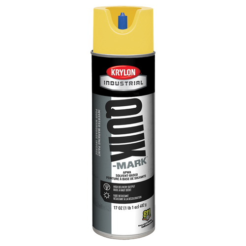 Peinture de marquage industrielle invers&eacute;e &agrave; base de solvant Quik-Mark, 17 oz, Canette a&eacute;rosol Brunswick Fyr & Safety