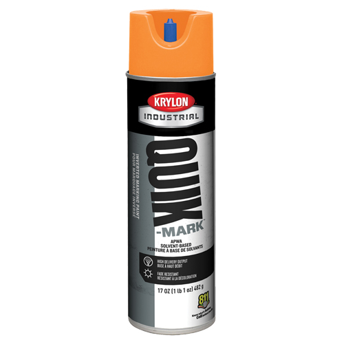Industrial Quik-Mark Solvent-Based Inverted Marking Paint, 17 oz., Aerosol Can Brunswick Fyr & Safety
