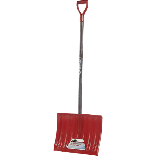 Nordic Snow Shovel, Polypropylene Blade, 17-3/4" Wide, D-Grip Handle Brunswick Fyr & Safety