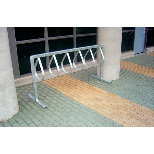 Support pour bicyclettes Style, Acier galvanis&eacute;, 12 bicyclettes Brunswick Fyr & Safety