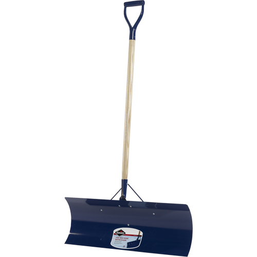 Yukon Snow Pusher, Steel Blade, D-Grip Handle, 30" W Brunswick Fyr & Safety