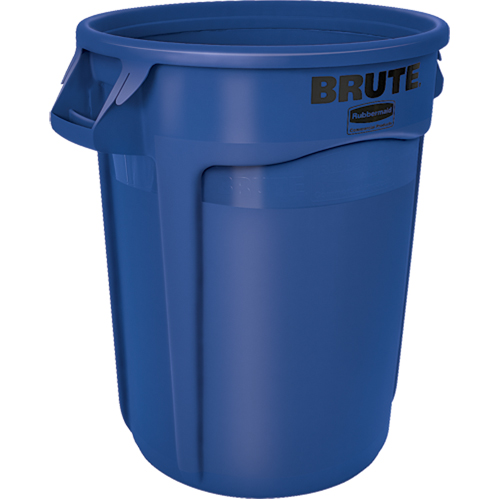 Round Brute&reg; Containers, Bulk, Polyethylene, 32 US gal. Brunswick Fyr & Safety