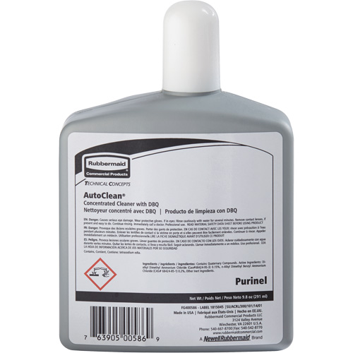 Produit d'entretien pour drain et nettoyeur de cuvette de rechange AutoClean de Purinel, 9,8 oz, Bouteille Brunswick Fyr & Safety