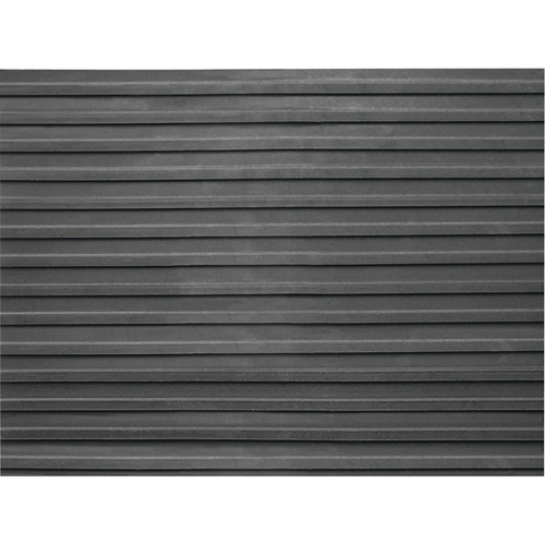 Tapis de vestibule, Couloir, 3' x pi lin. x 1/8", Noir Brunswick Fyr & Safety
