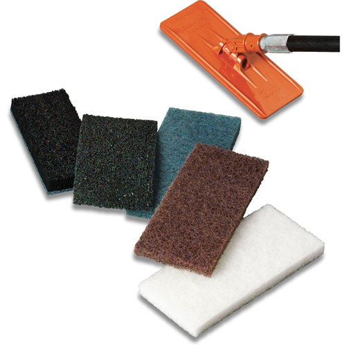 Doodlebug Scrub 'n Strip Pad, 10" L x 4-6/10" W Brunswick Fyr & Safety