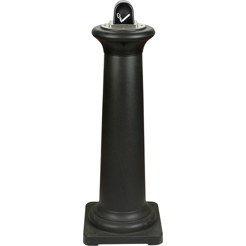 Groundskeeper Tuscan Cigarette Waste Collector, Free-Standing, Metal, 1 US gal. Capacity, 38-1/2" Height Brunswick Fyr & Safety