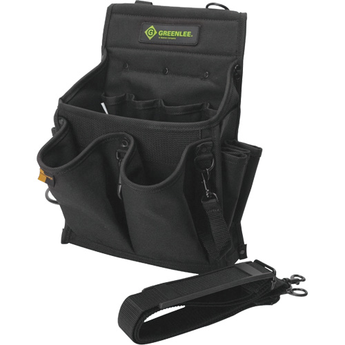 Tool Bag, Nylon, 20 Pockets, Black Brunswick Fyr & Safety