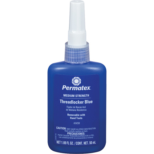 Removable Strength Threadlocker, Blue, Medium, 50 ml, Bottle Brunswick Fyr & Safety