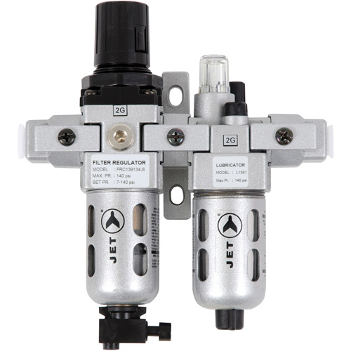AFRLCM14 2-Piece Miniature Air Filter, Regulator & Lubricator, 1/4" NPT Brunswick Fyr & Safety