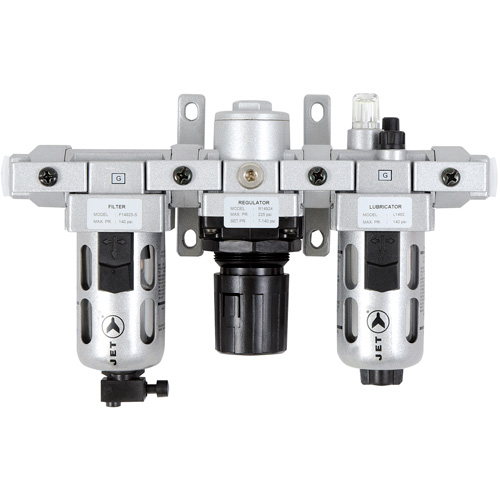 AFRLMI38 3-Piece Intermediate Air Filter, Regulator & Lubricator, 3/8" NPT Brunswick Fyr & Safety