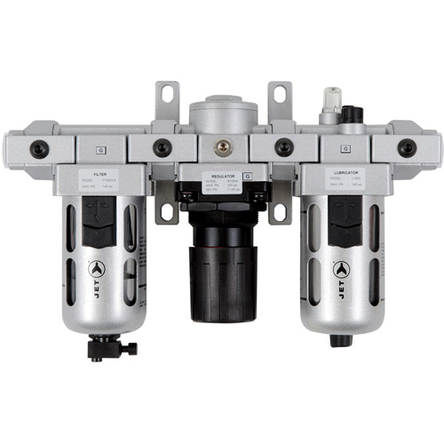 AFRLMS12 3-Piece Standard Air Filter, Regulator & Lubricator, 1/2" NPT Brunswick Fyr & Safety