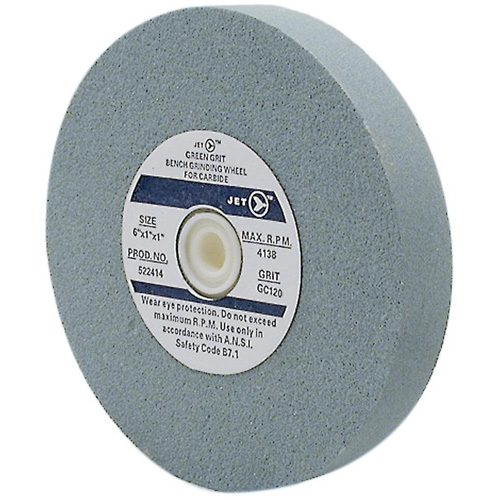 Bench Grinding Wheel, 8" x 1", 1" Arbor, Silicon Carbide Brunswick Fyr & Safety