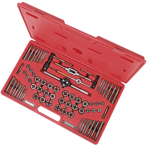 Premium SAE/Metric Alloy Tap & Die Set, 76 Pieces Brunswick Fyr & Safety