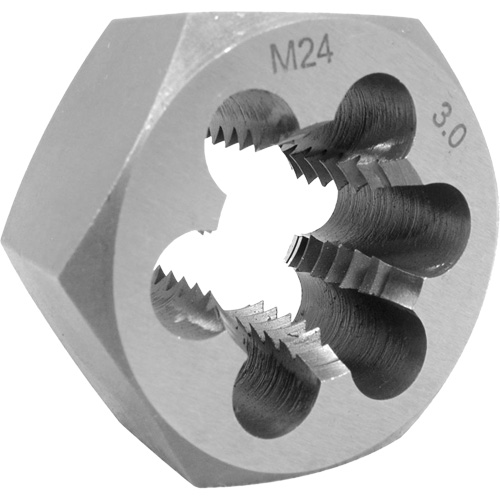 Fraise hexagonale m&eacute;trique, dia. 1", Filet de 8 mm-1, Acier alli&eacute; Brunswick Fyr & Safety
