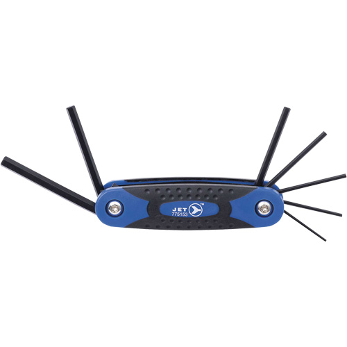 JFHK-7M Folding Hex Key Set, 7 Pcs., Metric Brunswick Fyr & Safety