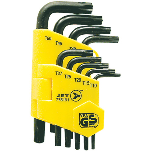 JTK-9TP Tamperproof Key Set, 9 Pcs., Torx&reg; Brunswick Fyr & Safety
