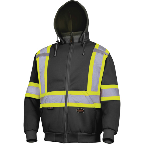 6925BK Hoodie, 3X-Large, Black Brunswick Fyr & Safety