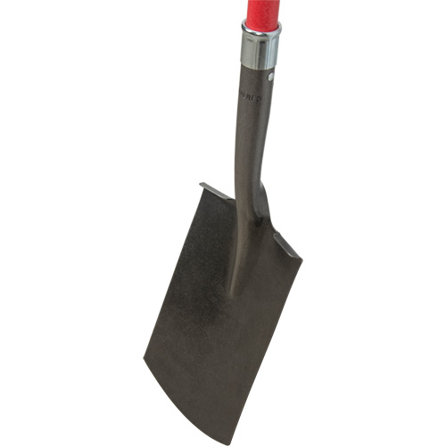Heavy-Duty Shovels, Fibreglass, Carbon Steel Blade, D-Grip Handle, 30-1/2" Long Brunswick Fyr & Safety
