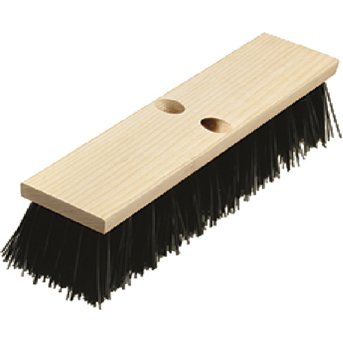Heavy-Duty Street Broom, 16", Coarse/Stiff, Polypropylene Bristles Brunswick Fyr & Safety
