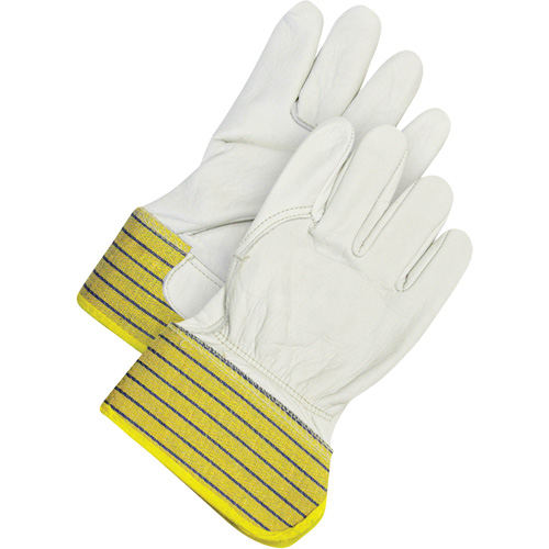 Classic Fitter Gloves, Large, Grain Cowhide Palm, Fleece Inner Lining Brunswick Fyr & Safety