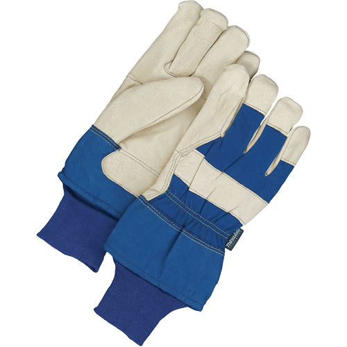 Gants d'ajusteur, Grand, Paume en Cuir fleur de porc, Doublure en Thinsulate Brunswick Fyr & Safety