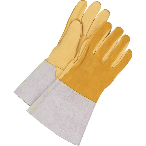 Gants pour soudeur, Cuir fleur de daim, Taille Grand Brunswick Fyr & Safety