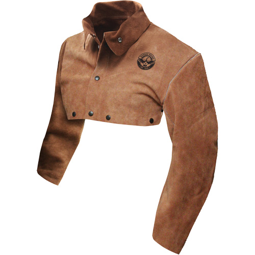 Standard Grade Leather Cape Sleeve, X-Large, Brown Brunswick Fyr & Safety