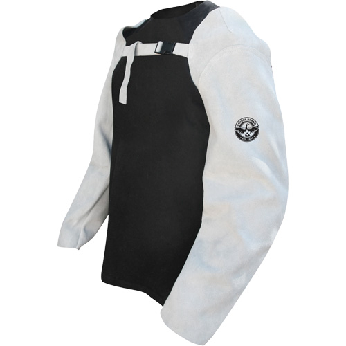 Leather Welding Sleeves, 24" L, Pearl Grey Brunswick Fyr & Safety