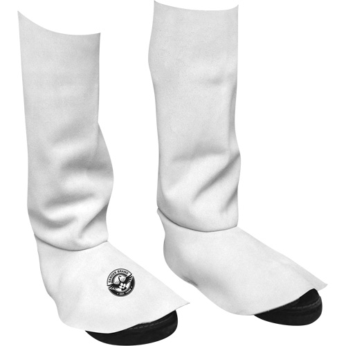 Gu&ecirc;tre en cuir pour le soudage, 15" lo, Gris perle Brunswick Fyr & Safety