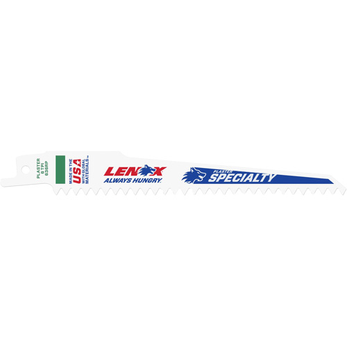 Lame de scie alternative, Bim&eacute;tal, 6 Dents par pouce, 6" lo x 3/4" la Brunswick Fyr & Safety