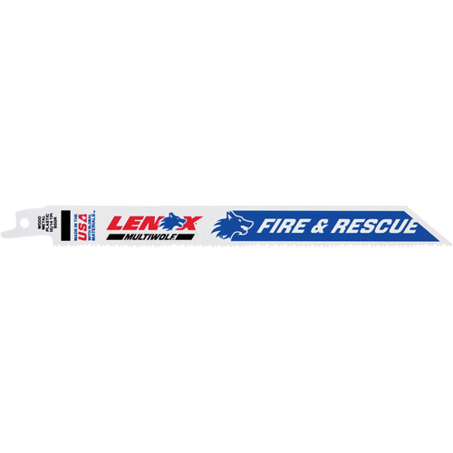 Lame de scie alternative, Bim&eacute;tal, 10/14 Dents par pouce, 8" lo x 3/4" la Brunswick Fyr & Safety