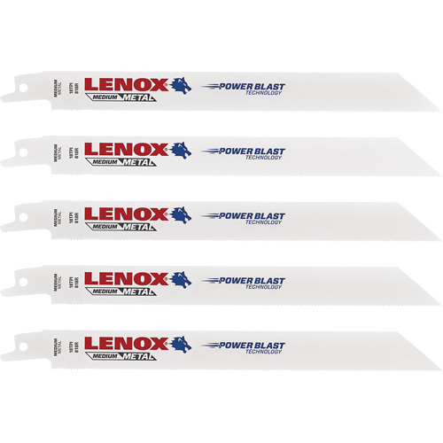 Lame de scie alternative, Bim&eacute;tal, 18 Dents par pouce, 8" lo x 3/4" la Brunswick Fyr & Safety