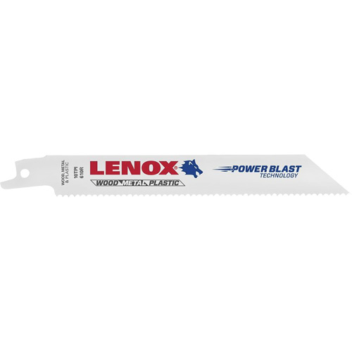 Lames de scie alternative dusage g&eacute;n&eacute;ral, Bim&eacute;tal, 10 Dents par pouce, 8" lo x 3/4" la Brunswick Fyr & Safety
