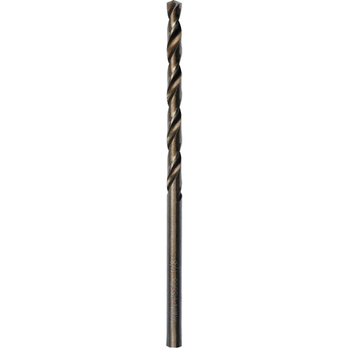 Heavy-Duty Jobber Drill Bit, High Speed Cobalt, 1/8", 2-3/4" L, 1-5/8" Flute, 135° Point Angle Brunswick Fyr & Safety