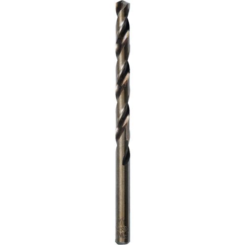 Heavy-Duty Jobber Drill Bit, High Speed Cobalt, 1/4", 4" L, 3" Flute, 135° Point Angle Brunswick Fyr & Safety